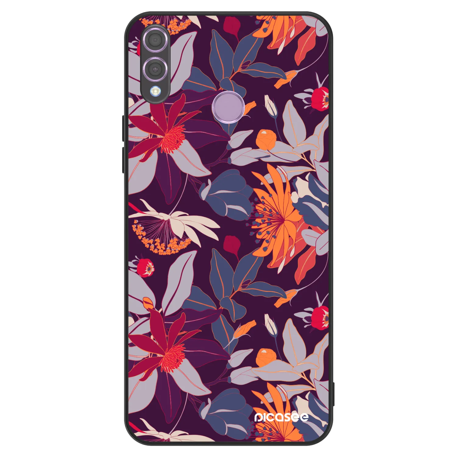 Picasee ULTIMATE CASE για Honor 8X - Purple Leaf