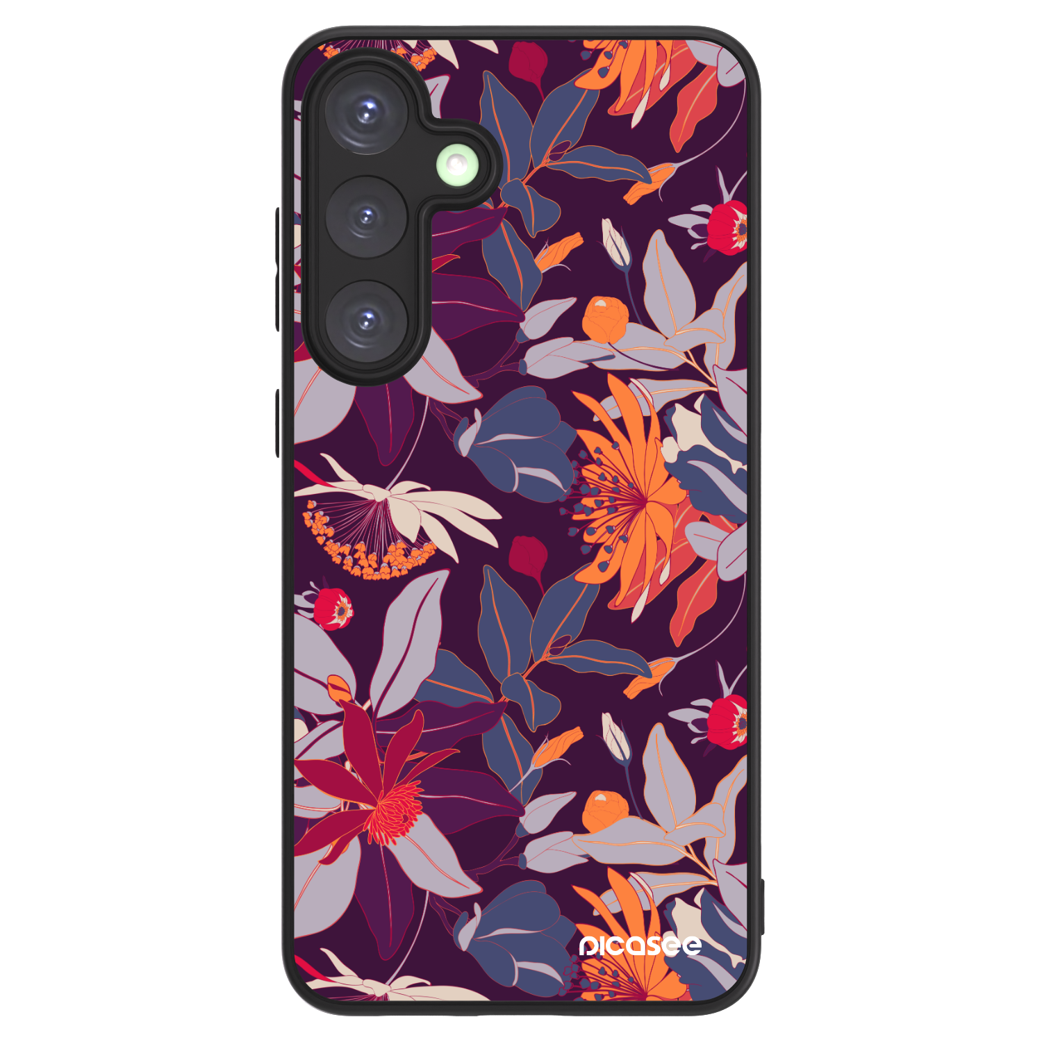 Picasee ULTIMATE CASE PowerShare για Samsung Galaxy S25+ 5G - Purple Leaf