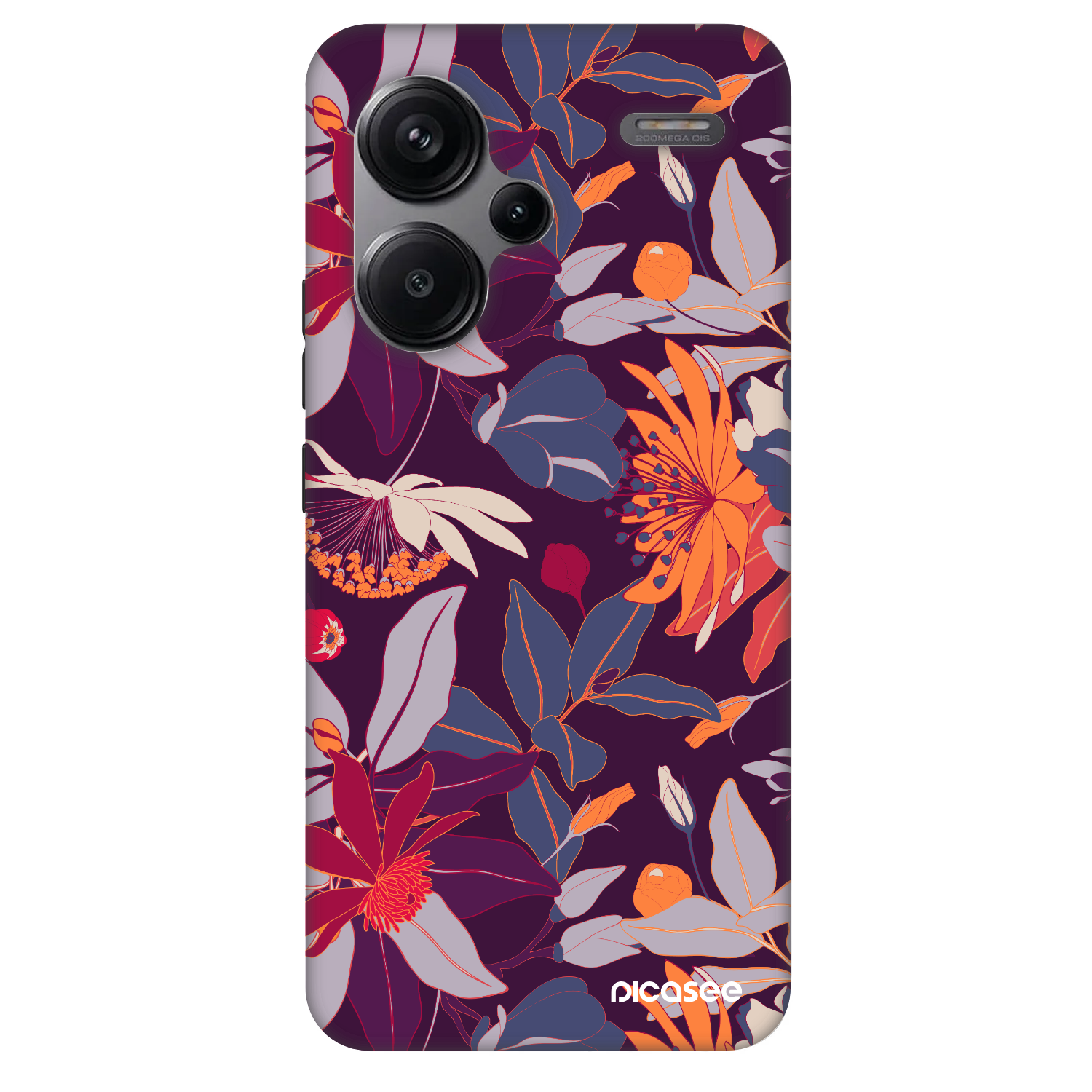 Picasee Fashion Case για Xiaomi Redmi Note 13 Pro+ 5G - Purple Leaf