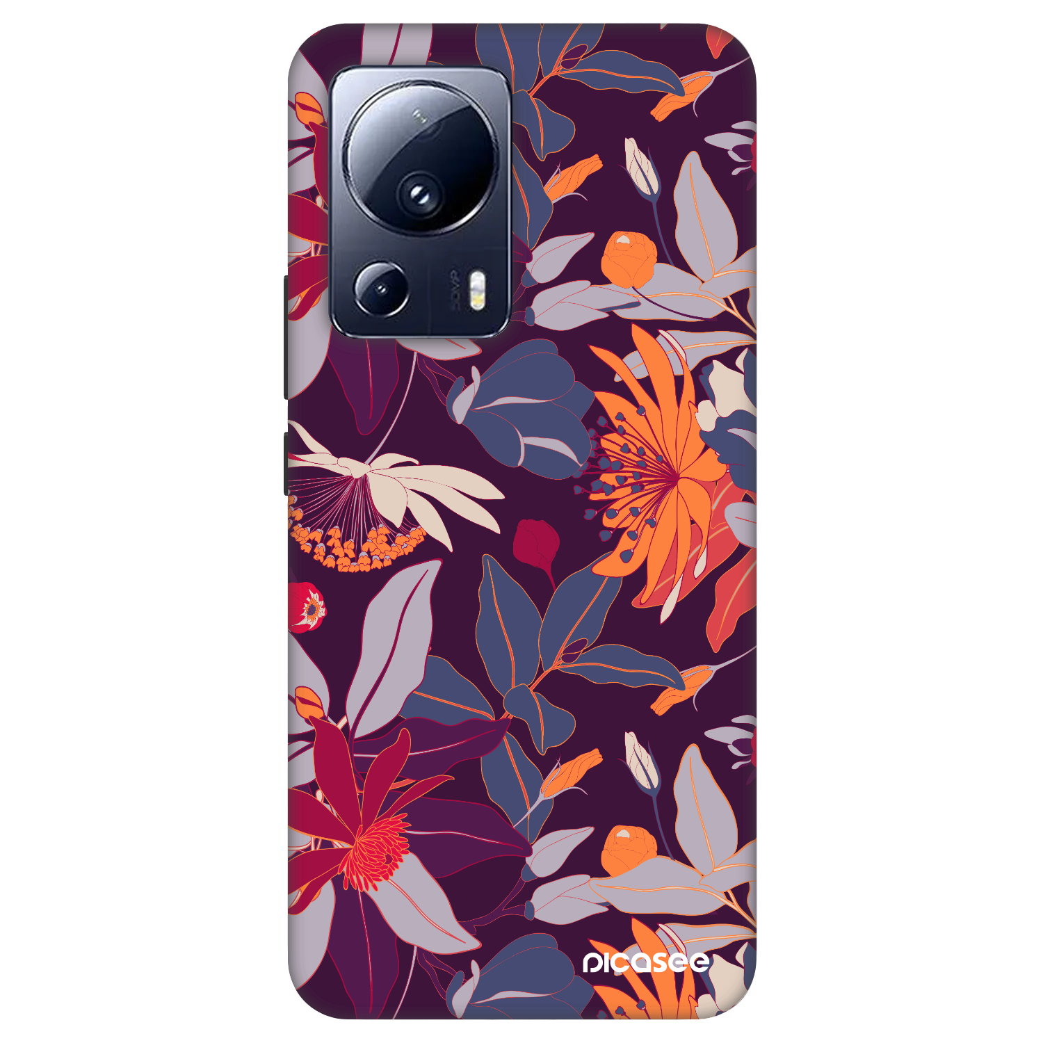 Picasee Fashion Case για Xiaomi 13 Lite - Purple Leaf