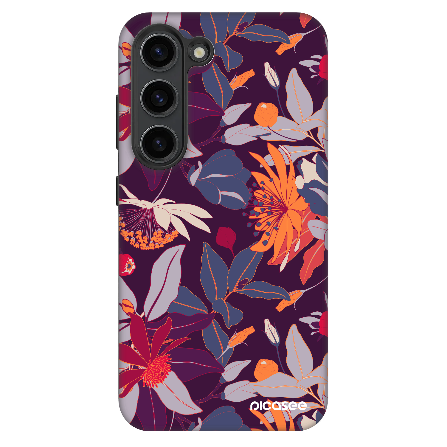 Picasee Fashion Case για Samsung Galaxy S23+ 5G - Purple Leaf