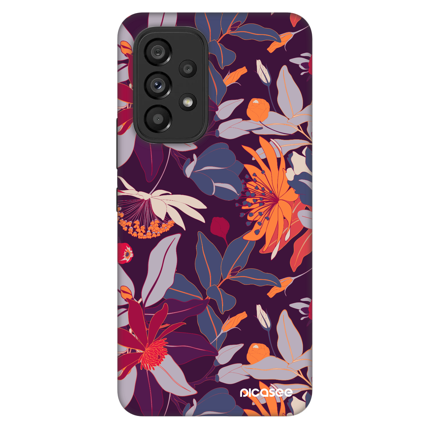 Picasee Fashion Case για Samsung Galaxy A53 5G A536 - Purple Leaf
