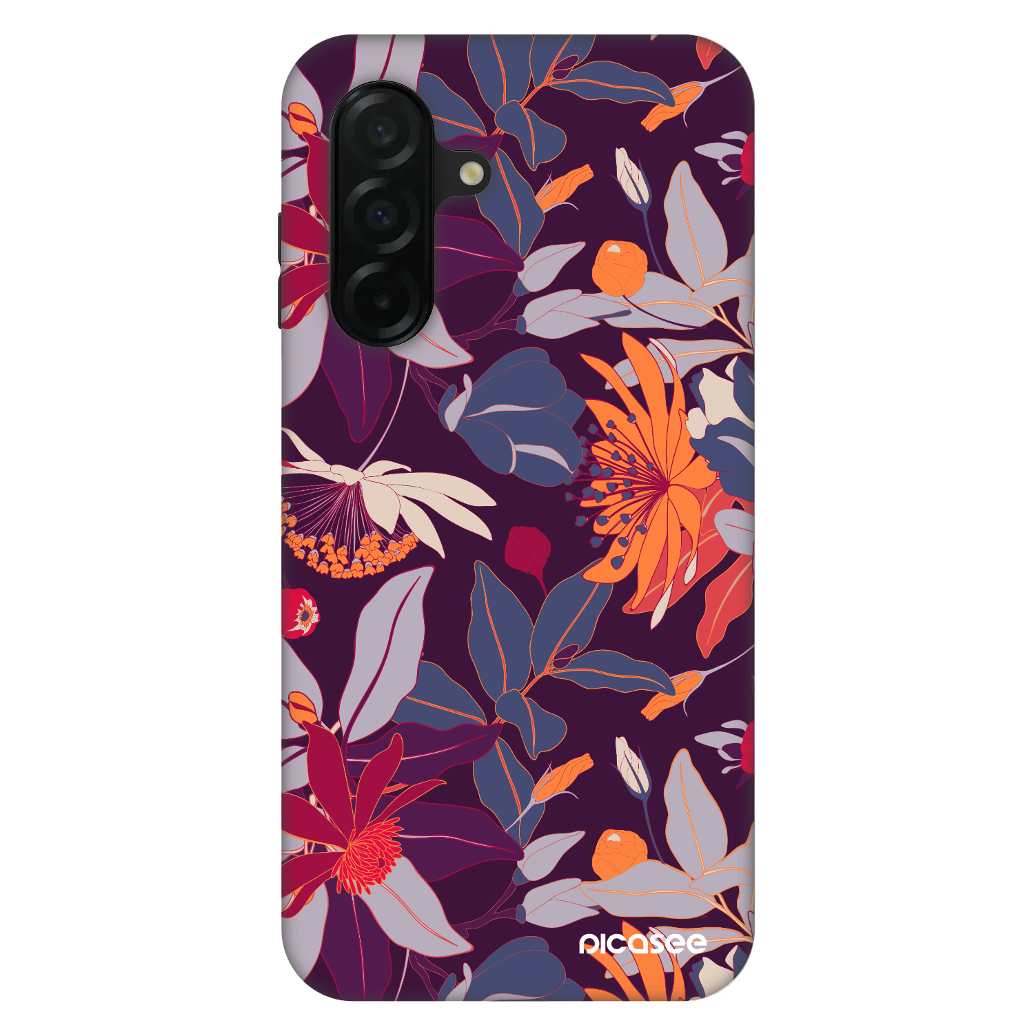 Picasee Fashion Case για Samsung Galaxy A26 5G A266B - Purple Leaf