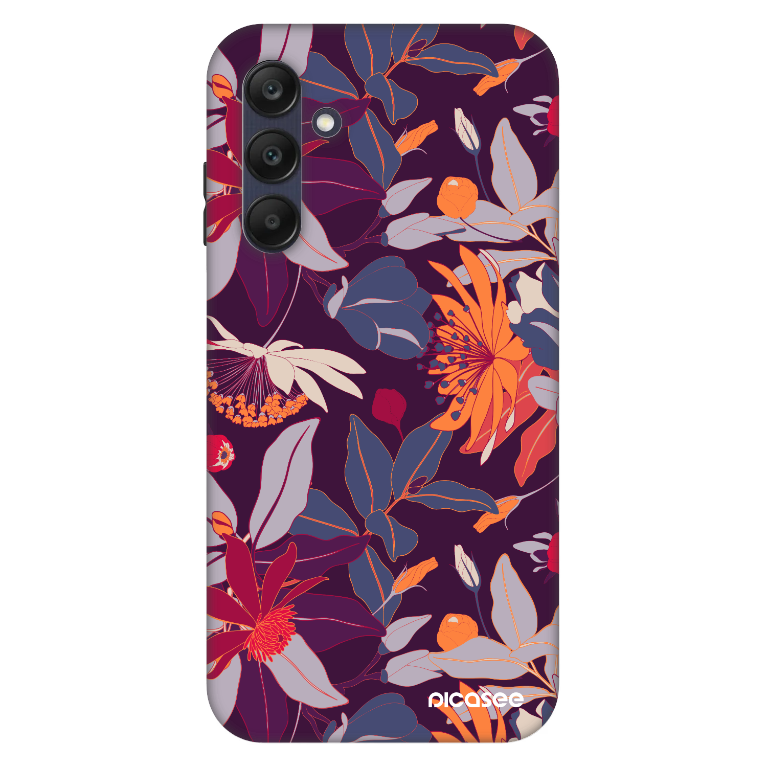 Picasee Fashion Case για Samsung Galaxy A25 A256B 5G - Purple Leaf