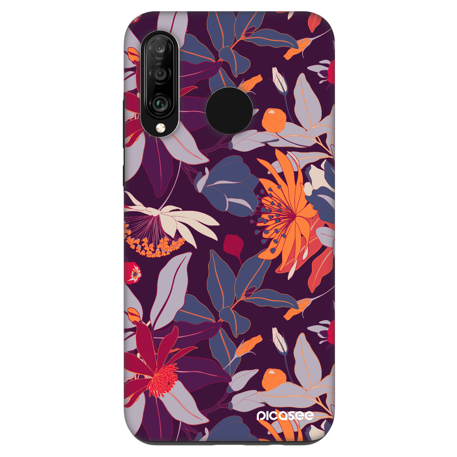 Picasee Fashion Case για Huawei P30 Lite - Purple Leaf