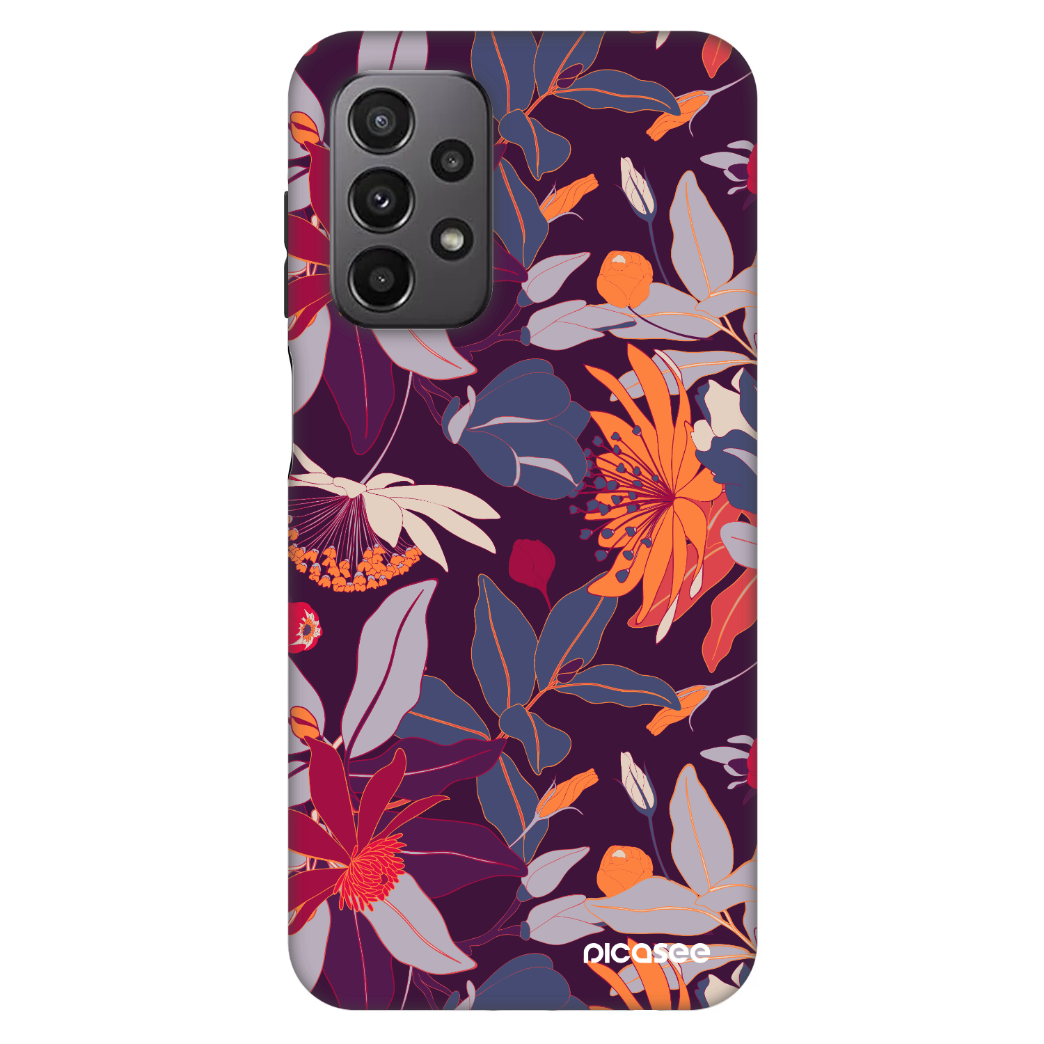 Picasee Fashion Case για Samsung Galaxy A23 A235F 4G - Purple Leaf