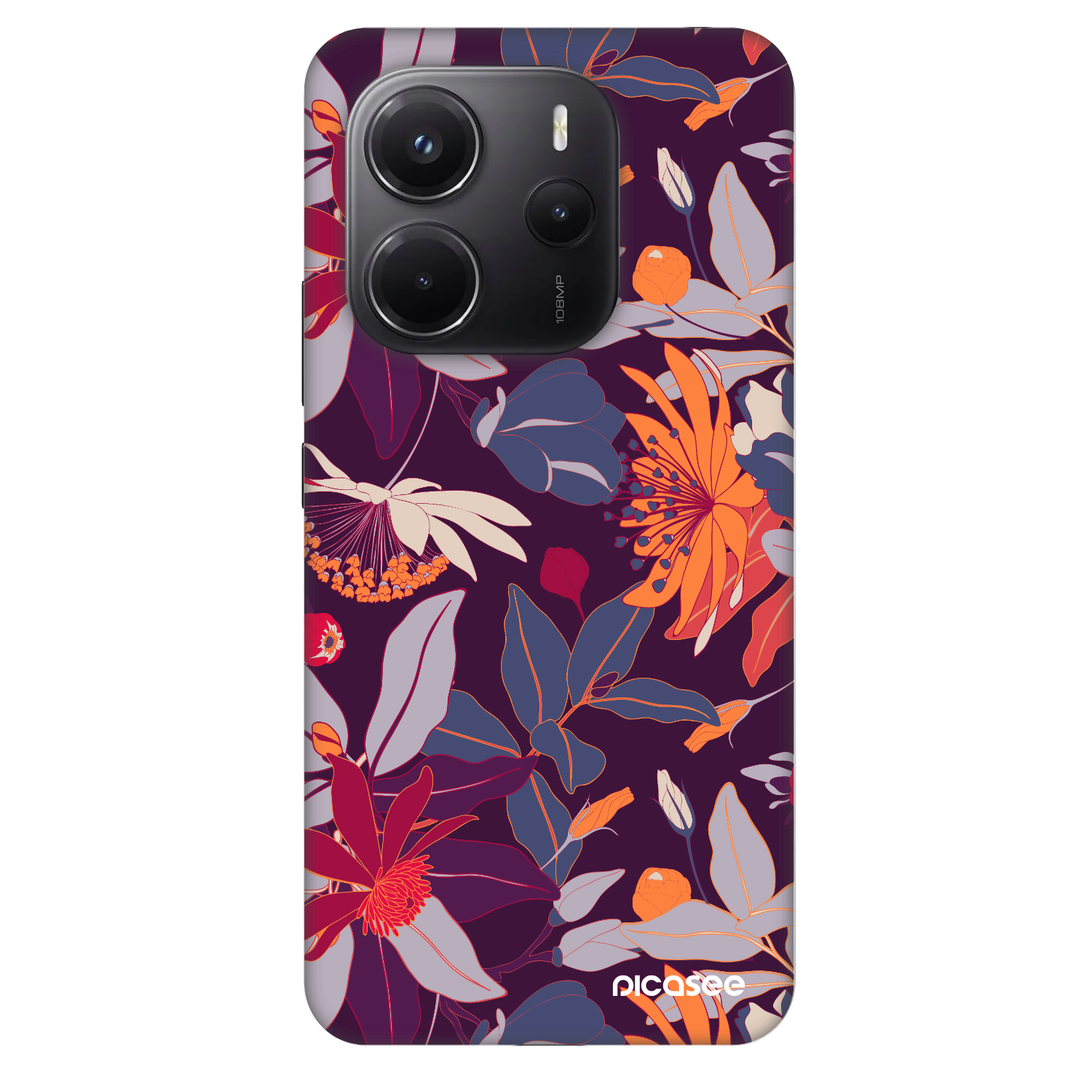 Picasee Fashion Case για Xiaomi Redmi Note 14 4G - Purple Leaf