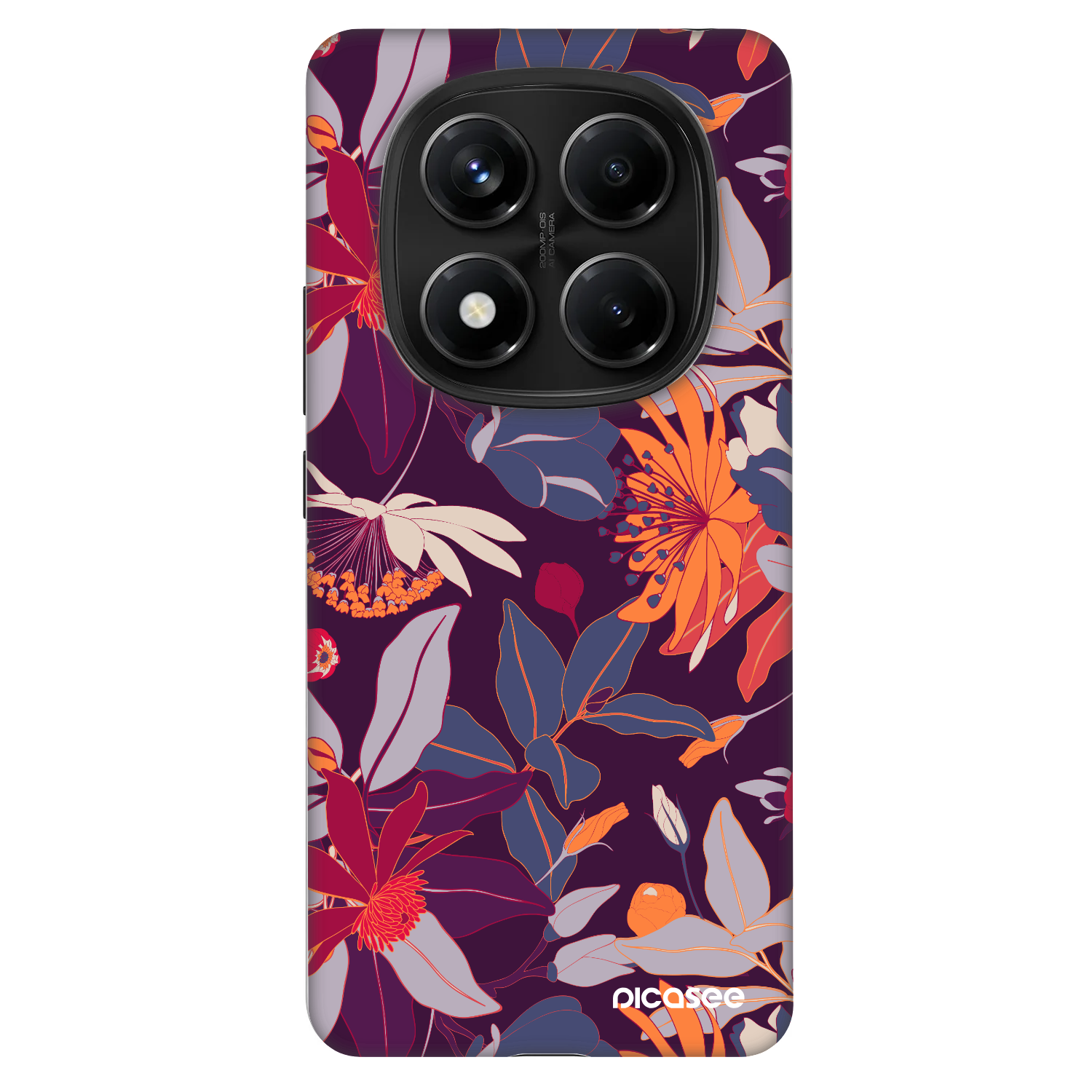 Picasee Fashion Case για Xiaomi Redmi Note 14 Pro 4G - Purple Leaf