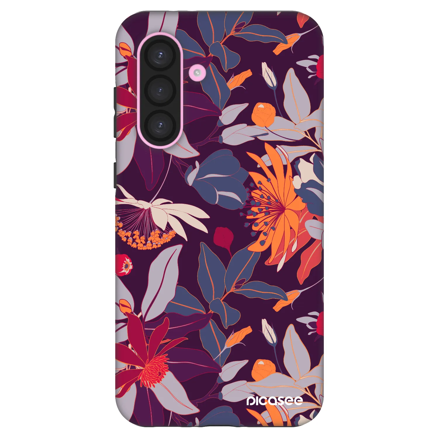 Picasee Fashion Case για Samsung Galaxy A56 5G A566B - Purple Leaf