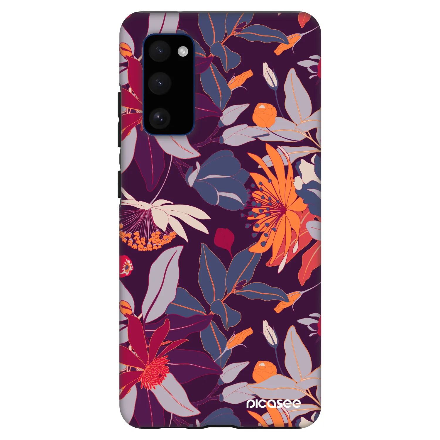 Picasee Fashion Case για Samsung Galaxy S20 FE - Purple Leaf