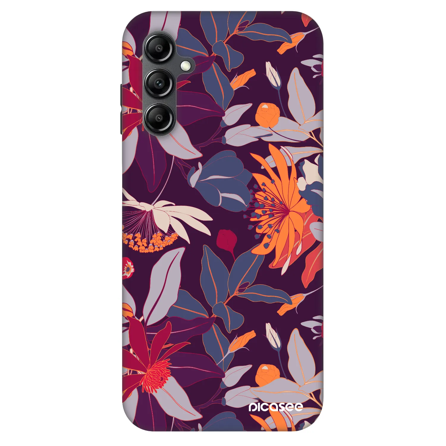 Picasee Fashion Case για Samsung Galaxy A16 4G - Purple Leaf
