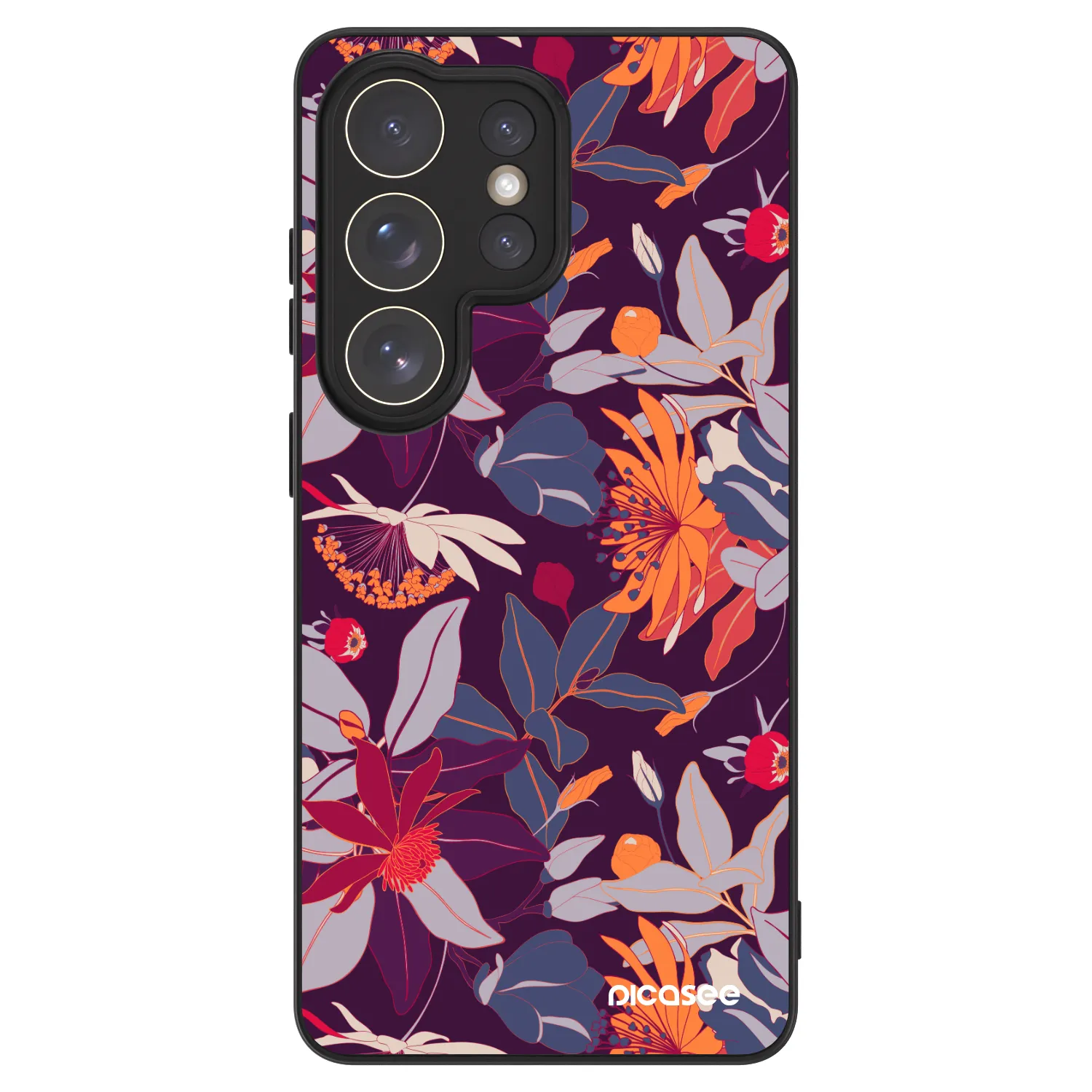 Picasee ULTIMATE CASE PowerShare για Samsung Galaxy S26 Ultra - Purple Leaf