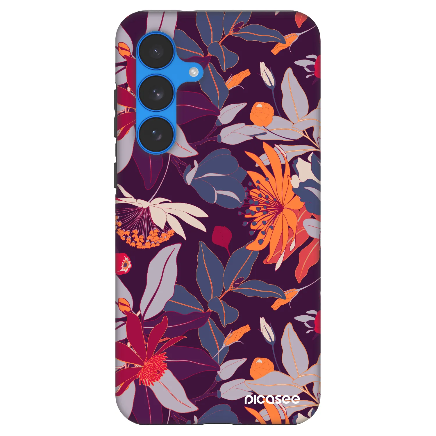 Picasee Fashion Case για Samsung Galaxy S25 FE 5G - Purple Leaf