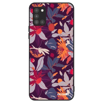 Θήκη για Samsung Galaxy A21s - Purple Leaf