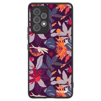 Picasee ULTIMATE CASE για Samsung Galaxy A52 5G A525F - Purple Leaf