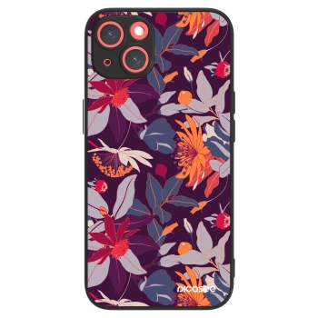Picasee ULTIMATE CASE για Apple iPhone 13 - Purple Leaf