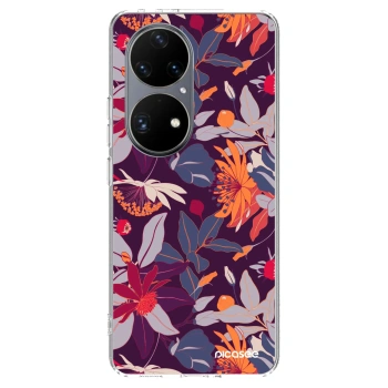 Θήκη για Huawei P50 - Purple Leaf
