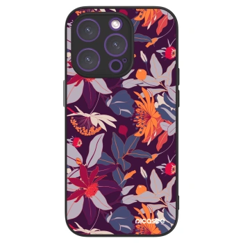 Picasee ULTIMATE CASE για Apple iPhone 14 Pro - Purple Leaf