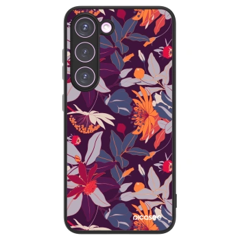 Picasee ULTIMATE CASE για Samsung Galaxy S23 5G - Purple Leaf