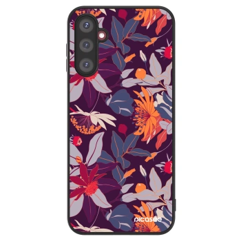 Picasee ULTIMATE CASE για Samsung Galaxy A14 5G A146P - Purple Leaf