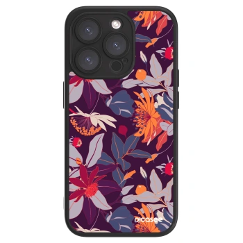 Picasee ULTIMATE CASE για Apple iPhone 15 Pro - Purple Leaf