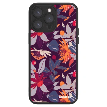 Picasee ULTIMATE CASE για Apple iPhone 15 Pro Max - Purple Leaf
