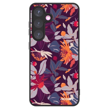 Picasee ULTIMATE CASE PowerShare για Samsung Galaxy S24+ S926B 5G - Purple Leaf