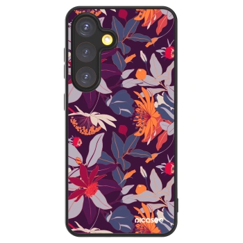 Picasee ULTIMATE CASE για Samsung Galaxy S24 S921B 5G - Purple Leaf