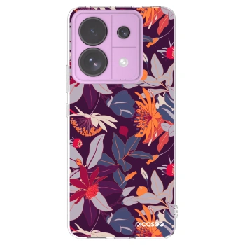 Picasee διαφανής θήκη σιλικόνης Xiaomi Redmi Note 13 Pro 5G - Purple Leaf