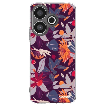 Picasee διαφανής θήκη σιλικόνης Xiaomi Redmi 13 4G - Purple Leaf