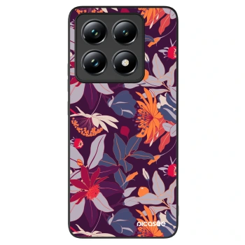 Picasee ULTIMATE CASE για Xiaomi 14T Pro - Purple Leaf