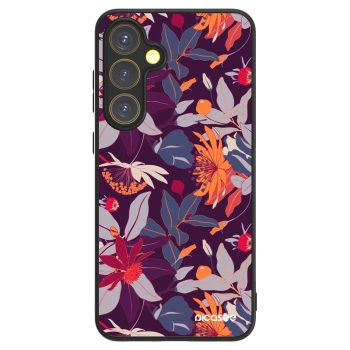 Picasee ULTIMATE CASE PowerShare για Samsung Galaxy S24 FE S721B - Purple Leaf