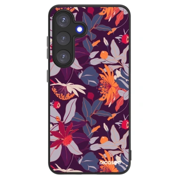 Picasee ULTIMATE CASE PowerShare για Samsung Galaxy S25 5G - Purple Leaf