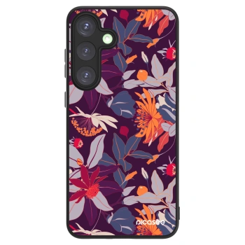 Picasee ULTIMATE CASE PowerShare για Samsung Galaxy S25+ 5G - Purple Leaf