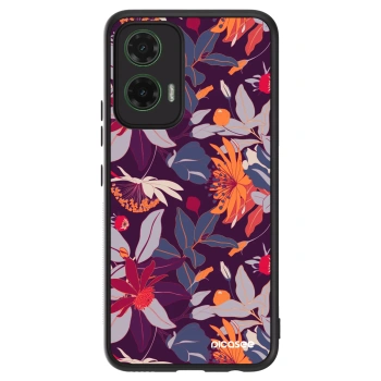 Θήκη για Motorola Moto G35 5G - Purple Leaf