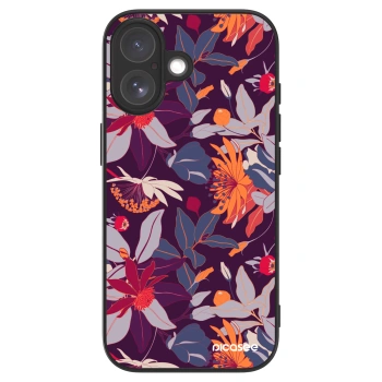 Picasee ULTIMATE CASE MagSafe pro Apple iPhone 17 - Purple Leaf