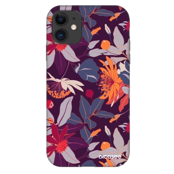 Θήκη για Apple iPhone 11 - Purple Leaf
