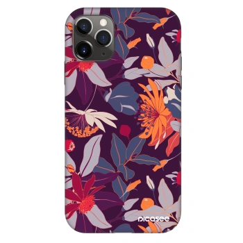 Θήκη για Apple iPhone 11 Pro - Purple Leaf
