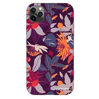 Θήκη για Apple iPhone 11 Pro Max - Purple Leaf