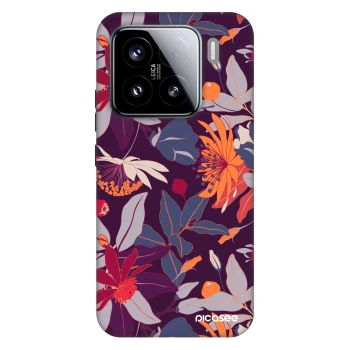 Θήκη για Xiaomi 15 - Purple Leaf