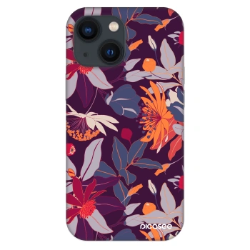 Θήκη για Apple iPhone 13 mini - Purple Leaf