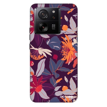 Θήκη για Xiaomi 13T Pro - Purple Leaf