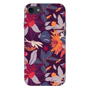 Θήκη για Apple iPhone SE 2020 - Purple Leaf