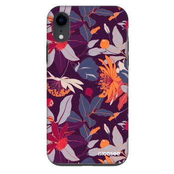 Θήκη για Apple iPhone XR - Purple Leaf
