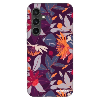 Θήκη για Samsung Galaxy S24 FE S721B - Purple Leaf
