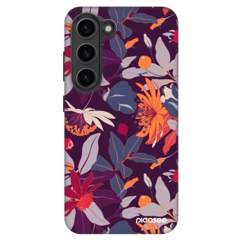 Θήκη για Samsung Galaxy S23 5G - Purple Leaf