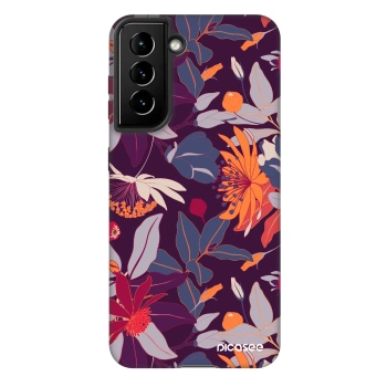 Θήκη για Samsung Galaxy S22 5G - Purple Leaf