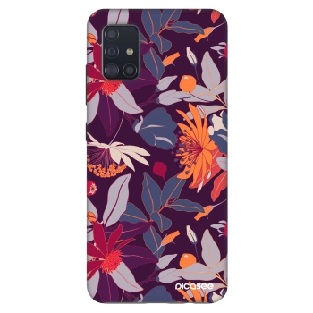 Θήκη για Samsung Galaxy A51 A515F - Purple Leaf
