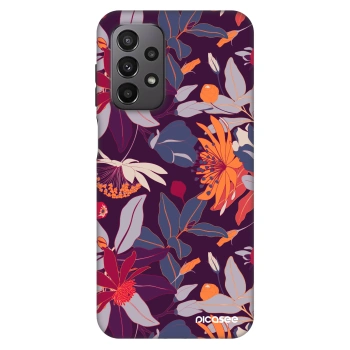 Θήκη για Samsung Galaxy A23 A236B 5G - Purple Leaf