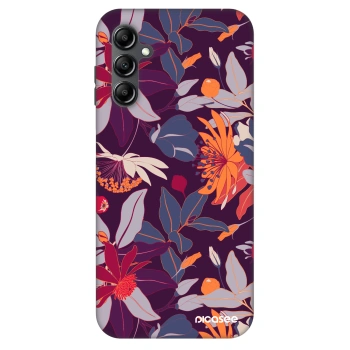Θήκη για Samsung Galaxy A14 5G A146P - Purple Leaf